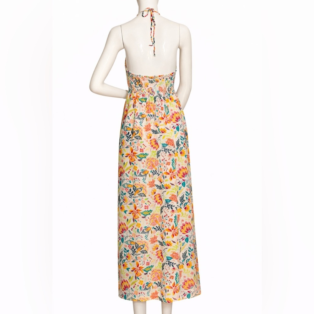 Old Navy Floral Midi Dress | 100% Rayon Viscose | Size M - Picture 2 of 4